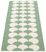 Зелена и кремава пътека за открито и закрито 70x150 cm Poppy Oregano – Pappelina