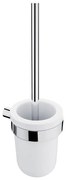 NIMCO BR 11094KU-26 - Четка за тоалетна със стенен монтаж BORMO бял/лъскав хром