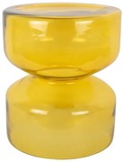 Стъклена кръгла странична масичка ø 35 cm Doble – Leitmotiv