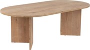 Масичка за кафе с дъбов декор в естествен цвят 60x119 cm Sable – Kalune Design