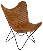 Кресло atmosphera Dario, Кожа, Кафяв