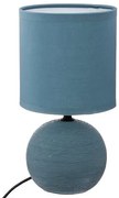 Нощна лампа atmosphera Timeo, 25 cm, Керамика - Син