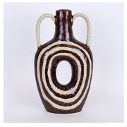 Керамична ваза 39x21,8 кафяв