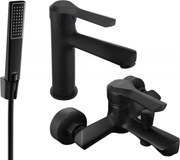 Mexen Sabre R72 комплект за вана, черен - 72103R72-70