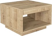 Масичка за кафе от меламин Onda в цвят сапфирен дъб 60x60x40см.