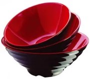 Horecano - Меламинова купа за ястие рамен ф20см черно/червено SHIBUI-(218208RDBK)