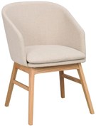 Бежови тапицирани трапезни столове в комплект 2 бр. Windham – Rowico