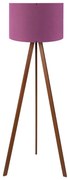 Подова лампа AYD 1xE27/40W/230V лилава/кафява
