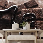 Фототапет – Вкусни парчета шоколад
