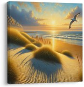 Картина на платно – Слънчеви лъчи над морето