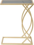 Масичка за кафе със стъклен плот 25,5x45,5 cm Glam - Mauro Ferretti