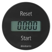 Кухненски таймер Brabantia 107789, Дигитален дисплей, Магнит, Хронометър, Тъмносив
