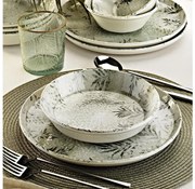 Сервиз за хранене 18 части сив/порцелан