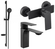 Mexen Alexa DS40 Душ-комплект, черен - 71204DS40-70