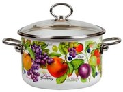 Емайлирана тенджера 4л 20см с декор "Confitura" (1SD205S) Р