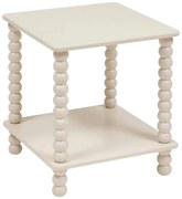 Помощна маса atmosphera Chamlo, 40x40 см - Слонова кост