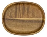 Horecano - Дървено плато овално 16x12,6xh1,9см АКАЦИЯ ALAS-(SWO-250618-WT46)