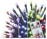 LED RGB Екстериорни Коледни лампички 96xLED/72 режима 13м IP44 + дистанционно