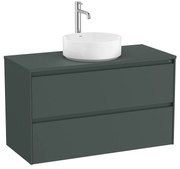 Мебел за умивалник върху плот с две чекмеджета A851730513, 45.7х99.4х58.3см