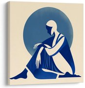 Картина на платно – Медитация в сини тонове