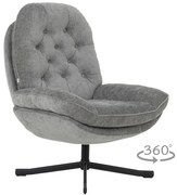 Кресло BRAGA - сиво