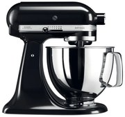 Планетарен миксер KitchenAid Artisan Elegance 5KSM125EOB, 300W, 4.8 л, Direct drive, 10 скорости, Черен