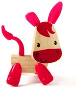 Hape - Дървена мини животинка от бамбук Магаре H5534
