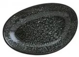 Порцеланова чиния овална 15x8,5см BONNA-COSMOS BLACK-(COSBL VAO 15OKY)