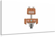 Картина на платно – Робот в кафяво