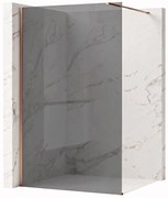 Параван за душ Rea Flexi Grey / Brush Copper 120