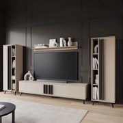 Секция за хол Helsinki I-Бежово-Черен