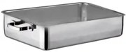 Иноксова дълбока тава с дръжки 36x25xh8см INOXRIV-PROFI-(53106200)
