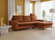 Ъглов диван Consuegra-Oранжево