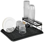WENKO 54798100 - Сушилник за съдове AMY 42,5x31,5 cm черен