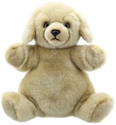 The Puppet Company - Кукла ръкавица за театър Бежов Лабрадор - серия Пухкави коремчета