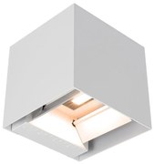 LED соларна стенна лампа със сензор LED/9W/5V IP65 2600 mAh бяла
