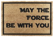 Изтривалка от кокосови влакна 40x60 cm May the Force Be With Your – Artsy Doormats
