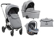 Детска количка 3в1 Vicenza KIKKABOO - Premium Grey