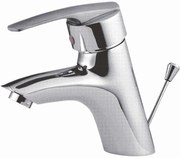 Стоящ смесител за умивалник "ФУСА" ICF 1518223, месинг, хром, 15.4х15.9см