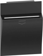 BTICINO Лицев панел за енергоспестител K454x, 2 модула цвят Черен Living Now - KG22M2