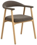 Кафяв трапезен стол Addi – Actona