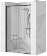 Плъзгащи врати за душ кабина Rea SOLAR BLACK MAT 120