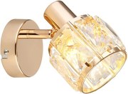 Спот аплик DUBAI 1xE14/40W/230V Розовозлатист