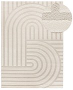 Кремав килим 120x170 cm Snowy – Universal