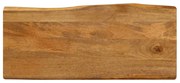 370754 vidaXL Плот за маса, 80x40x2,5 см, жив ръб, масивно дърво манго
