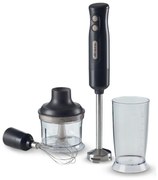 Пасатор с чопър 3в1 Ariete BREAKFAST 0601/10, 700W, 500 мл, 2 скорости, Функция против пръски, Тъмносив