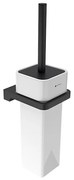 NIMCO MAC 29094K-90 - Четка за тоалетна със стенен монтаж MAYA бял/матов черен