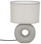 Нощна лампа atmosphera Baru, 25 cm, Керамика - Сив