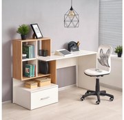 Писмено бюро GORA дъб/бяло