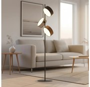 Подова лампа DRUMZ 3xE14/10W/230V черна/кафява/сива